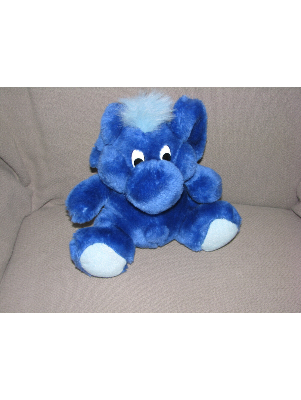 VINTAGE 1989 KODAK KOLORKINS STUFFED PLUSH TOYS COLORKINS BLUE FOCUS 9"